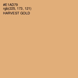 #E1AD79 - Harvest Gold Color Image